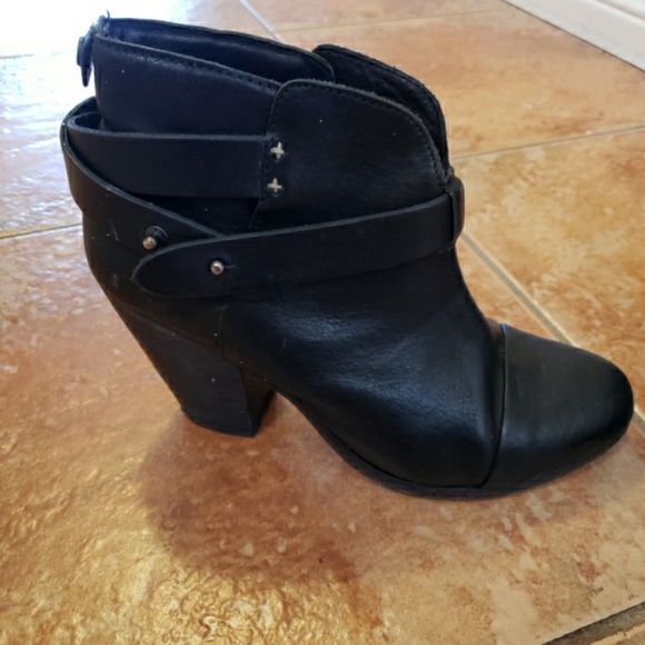 Rag & Bone Harrow booties black leather 35โฆ - Picture 2 of 11